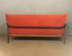 Vintage Bovenkamp bank Edith, Huis en Inrichting, Banken | Bankstellen, Ophalen, Hout, Minder dan 75 cm, 150 tot 200 cm
