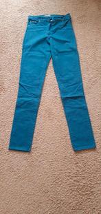GAFAIR PETROLKLEURIGE SKINNY STRETCH BROEK MAAT 38 LENGTE 32, Kleding | Dames, Broeken en Pantalons, Maat 38/40 (M), Overige kleuren