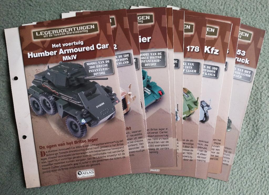 Legervoertuigen uit WOII, Atlas Collection, Verzenden, Overige soorten, Overige gebieden, Boek of Tijdschrift