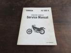 Yamaha XV500K XV500 werkplaatshandboek manual, Motoren, Ophalen of Verzenden, Yamaha