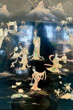 WONDERFUL 3 VINTAGE LACQUERED MOTHER PEARL INLAY   CRAVED, Ophalen