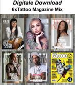 6xTattoo Magazine Mix PDF, Rechthoekig Staand, Verzenden, A4 of kleiner, Nieuw