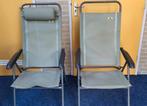 2 Safarica Tuinstoelen 2 stuks €15,-, Ophalen, Gebruikt, Campingstoel