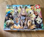 Dieren puzzel 1000 stukjes, Ophalen of Verzenden, Meer dan 50 stukjes, Zo goed als nieuw, 6 jaar of ouder