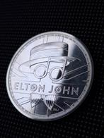 Zilveren One Ounce munt 2021 Great Britain Elton John .999, Ophalen of Verzenden, Zilver