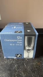 Royal Leerdam Gilde 12 champagne glazen, Ophalen of Verzenden, Nieuw, Overige typen