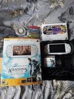 Sony Playstation Portable PSP 3000 Assassins Creed Bundle, Spelcomputers en Games, Spelcomputers | Sony PSP, Wit, PSP, Zo goed als nieuw
