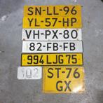 6 oude nummer platen, Verzamelen, Ophalen of Verzenden, Gebruikt, Overige typen