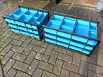 2x opbergrek met sorteer bakjes, Huis en Inrichting, Ophalen, Gebruikt