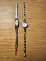Zilveren horloges niet werkend, Sieraden, Tassen en Uiterlijk, Horloges | Dames, Gebruikt, Polshorloge, Zilver, Ophalen