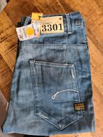 G-STAR RAW 3301 TAPERED FIT  30/32, G-Star Raw, Blauw, Nieuw, W32 (confectie 46) of kleiner