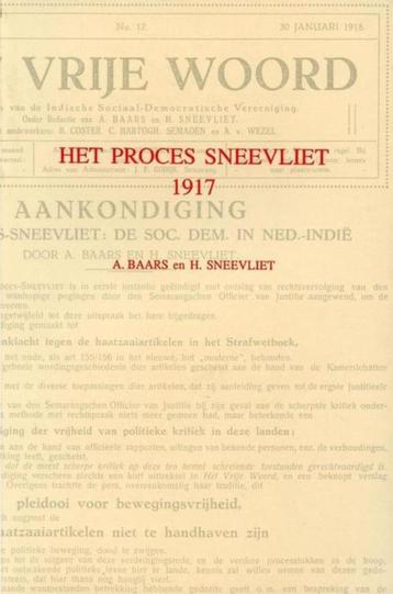 Het proces Sneevliet 1917(Nederlands-Indië) - A. Baars  beschikbaar voor biedingen
