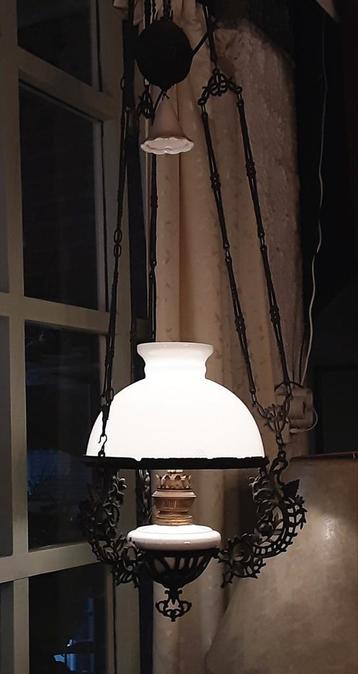2 antieke schippers  lampen beschikbaar voor biedingen