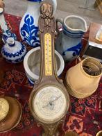 Antieke Barometer met Thermometer, Audio, Tv en Foto, Weerstations en Barometers, Ophalen, Barometer