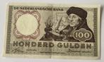 100 gulden Erasmus biljet 4OO078160, Postzegels en Munten, Los biljet, Ophalen of Verzenden, 100 gulden