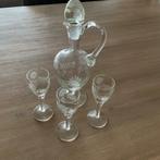 Glaasjes + karaf, Antiek en Kunst, Ophalen