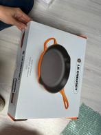 Skillet Rond in Geëmailleerd Gietijzer, Huis en Inrichting, Keuken | Potten en Pannen, Ophalen, Zo goed als nieuw, Gietijzer, Koekenpan of Braadpan