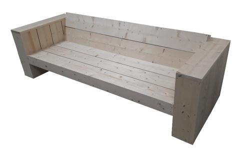 Loungebank steigerhout bouwpakket, Tuin en Terras, Tuinbanken, Nieuw, Hout, Ophalen of Verzenden