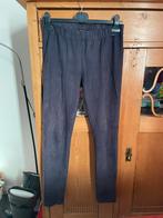 Tregging broek suede leer look donkerblauw Superstar 36-S, Blauw, Ophalen of Verzenden, Zo goed als nieuw, Maat 36 (S)