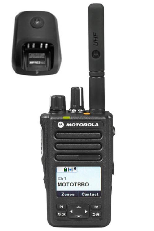 Motorola DP3661E Enhanced VHF DMR met tafellader NIEUW, Telecommunicatie, Portofoons en Walkie-talkies, Nieuw, Portofoon of Walkie-talkie