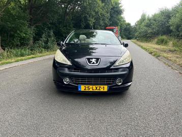 Peugeot 207 1.6 16V CC 110KW 2007 Zwart beschikbaar voor biedingen