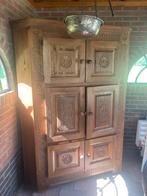 Eikenhouten hoekkast, Antiek en Kunst, Antiek | Meubels | Kasten, Ophalen