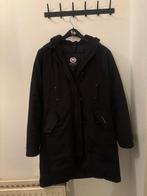 Warme Zwarte Dons Dames Winter jas, Gedragen, Ophalen, Maat 38/40 (M), Canada Goose