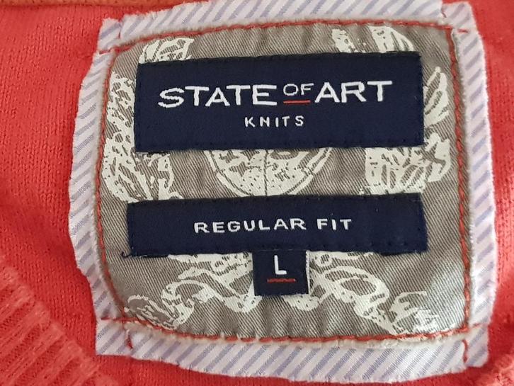 Nieuw State Of Art  trui met Oranje  kleur  maat  L, Kleding | Heren, Truien en Vesten, Nieuw, Maat 52/54 (L), Oranje, Verzenden