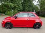 Fiat 500 0.9 TWINAIR Abarth - Kuip stoelen - 2014 !!!, Euro 5, 86 pk, Gebruikt, Leder
