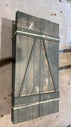 Hardhouten luiken 186x48, Doe-het-zelf en Verbouw, Kozijnen en Schuifpuien, Ophalen, Nieuw, Hout, Minder dan 75 cm