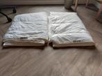 2x Ikea Grusstarr dekbed 140x200 - Zo goed als nieuw, Ophalen, Eenpersoons, Wit, Deken of Dekbed