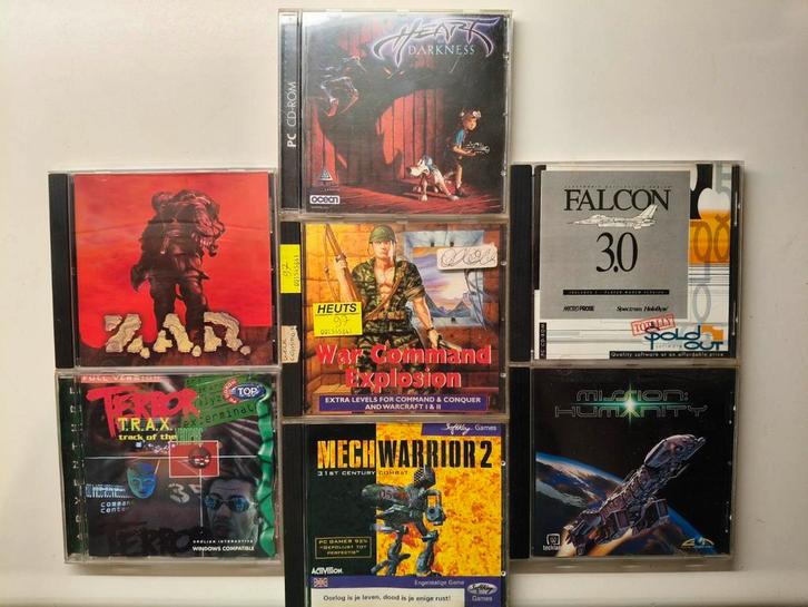 Oude PC Games Collectie, Spelcomputers en Games, Games | Pc, Gebruikt, Overige genres, 1 speler, Vanaf 12 jaar, Ophalen of Verzenden