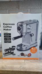 Espresso & Koffie Machine - ST-698B - 4 in 1, Espresso apparaat, Nieuw, Ophalen of Verzenden, 1 kopje