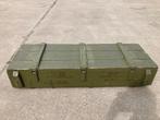 Militaire houten kist munitiekist legerkist, Verzamelen, Kist of Geocache, --, Overige gebieden, Ophalen of Verzenden