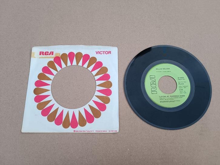 Single: Willie Nelson - Laying My Burdens Down/ USA, Cd's en Dvd's, Vinyl Singles, Gebruikt, Pop, 7 inch, Verzenden