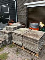 Gratis 60x80 tegels, Tuin en Terras, Tegels en Klinkers, Ophalen, Gebruikt, 10 m² of meer, Beton