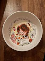 XL Voerbak Blond Amsterdam Hond - Home is where my dog is, Ophalen of Verzenden, Zo goed als nieuw, Aardewerk, Blond Amsterdam