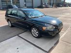 Volvo V70 2.4 140PK AUT 2005 NIEUWE  APK NAP TOP staat, Zwart, Stationwagon, 2435 cc, Particulier
