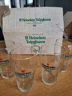 Heineken tulp glazen, Verzamelen, Biermerken, Heineken, Glas of Glazen, Ophalen of Verzenden, Zo goed als nieuw