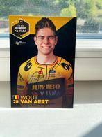 Wout van Aert Fotokaart Jumbo Visma 2023 met handtekening, Ophalen, Zo goed als nieuw