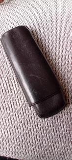 DAVIDOFF. Lederen sigarenhoes voor 2 sigaren, Ophalen of Verzenden, Gebruikt, Tabaksdoos of Verpakking