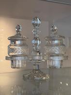 Antiek Kristallen Tafelzuurstel, 1880-1900, Antiek en Kunst, Ophalen