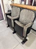 3 Luxe Bioscoopstoelen met Croco Bekleding, Ophalen