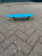Blauw penny board/klein skateboard, Sport en Fitness, Skateboarden, Skateboard, Gebruikt, Ophalen