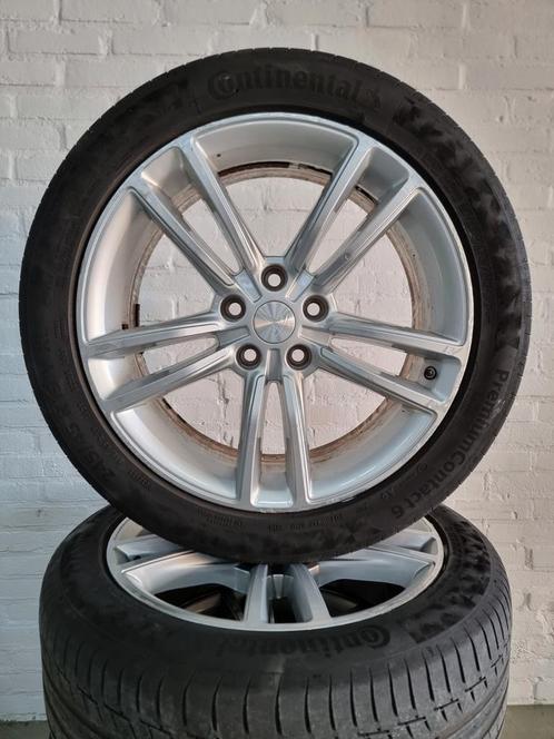 Orig. 19" Tesla Model S velgen, Continental zomerbanden, Auto-onderdelen, Banden en Velgen, Banden en Velgen, Zomerbanden, 19 inch