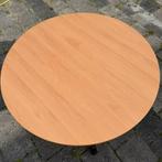 4x Ronde kantoor-/kantinetafels op wielen – Ø110 cm, Huis en Inrichting, Ophalen, Rond, Zo goed als nieuw, Vijf personen of meer