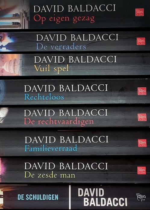 David Baldacci thrillers diverse titels 8 stuks, Boeken, Thrillers, Gelezen, Nederland, Verzenden