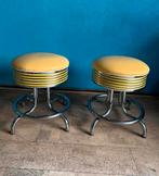 Set van twee retro krukken, Ophalen, Gebruikt, IJzer