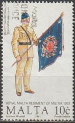 176. Malta 860 gest. Uniform, Malta, Ophalen of Verzenden, Gestempeld