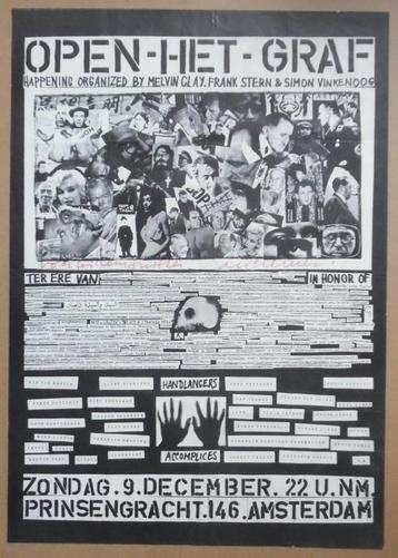 Open het graf - Happening 1966 - Jan Cremer  Vaandrager 1962 beschikbaar voor biedingen